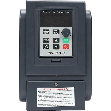 Inversor de frecuencia, 0,75 kW, tecnología de control PWM, negro, Europa (1/2)