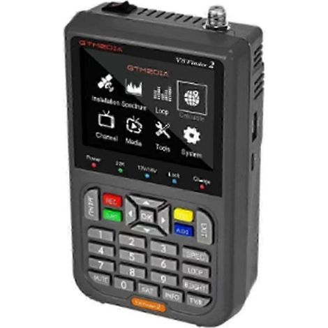 2026 V8 Sat Finder Pro 2 HD DVB-T2 Détecteur de signal satellite Satfinder DVB-S2X/S2/S/T2/T/C Calcul automatique de l'angle de ,EL 2026 (1/5)
