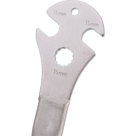 Clé à pédale de vélo en alliage d'acier de 35 cm avec manche long et fentes de 15 mm (1/5)