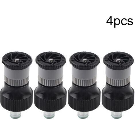 Plastic Garden Watering Nozzle, Irrigation Tool, G1/2in DN15 Female Thread, 4 Pack Inground Sprinklers, Adjustable Nozzle, for Lawns (1/5)