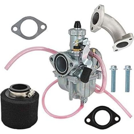Carburatore VM22 da 26 mm per buggy e moto fuoristrada, compatibile con motori da 110 cm³ e 125 cm³, montaggio sul collettore di aspirazione