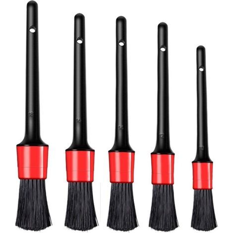 Brosse Jantes Voiture, Brosse de Nettoyage en Microfibre avec Pinceau de Détail, Brosse a Jante, Pas de Rayures Brosse Jantes, Nettoyage en Douceur Jusque pour Le Nettoyage des (1/3)