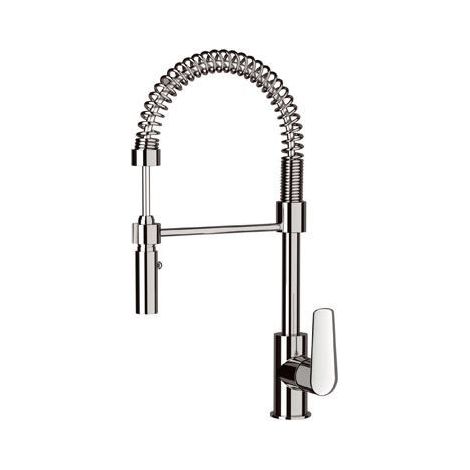Rubinetto cucina con doccetta sganciabile ed orientabile a due funzioni serie vanity (1/3)