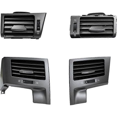 Bouches d'aération de tableau de bord/bouches de climatisation compatibles avec LX570, LX450 et LX460 (2007-2017) 55650-60160, noir/gris. (1/5)