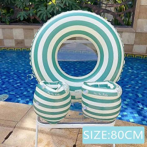 Bouée gonflable pour bébé, bouée pour enfant, piscine flottante, équipement de jeu aquatique de plage, jouet d'été (E 80 cm) (1/5)