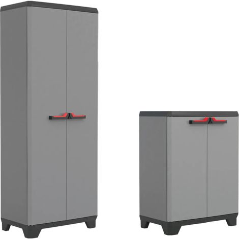 Set Stilo: Armario resina bajo + Armario resina alto (1/3)