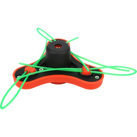 Tête de coupe-bordures de rechange en nylon avec 3 fils - Outils de jardin - Pièces détachées pour tondeuses à gazon (1/3)