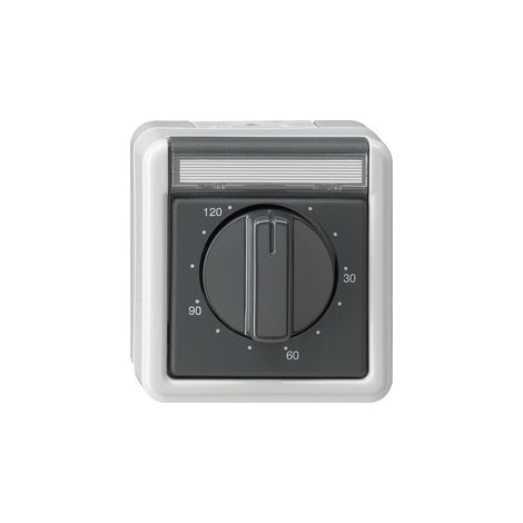 Gira 032130 Interrupteur électrique gris IP44 temporisé (1/2)