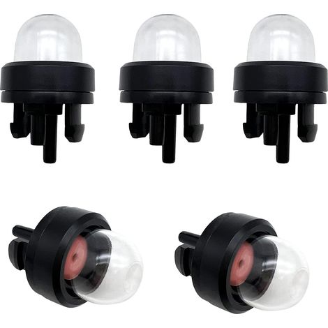 CCYKXA Lot de 6 Ampoules d'amorçage à encliqueter 188-512 de Rechange pour tronçonneuse Craftsman Poulan Husqvarna Compatible avec Roybi Homelite Zama Walbro Tondeuse à gaz souffleur débroussailleuse