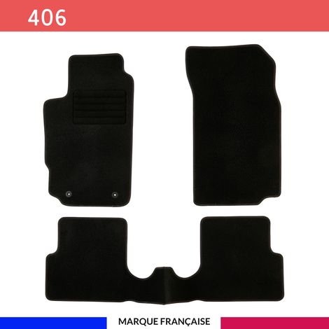 Tapis de voiture - Sur Mesure pour 406 / 406 SW (1995 - 2004) - 3 pièces - Tapis de sol antidérapant pour automobile (1/4)