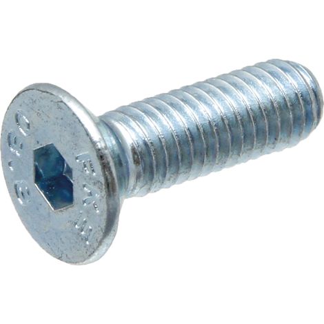Tornillo Allen con cabeza avellanada M6x20 8.8 DIN 7991
