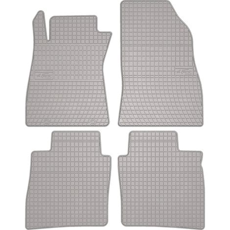 Alfombrillas de goma para coche: Nissan Pulsar C13 hatchback (2014-2018) - color gris. (1/5)