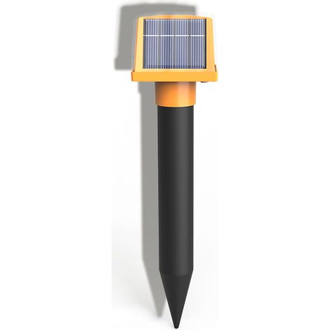 New, high-performance rodent repellent device with LED light, ultrasonic frequency converter for snake repellent, solar-powered rodent repellent for outdoor use, multifunctional, infrared sensor.