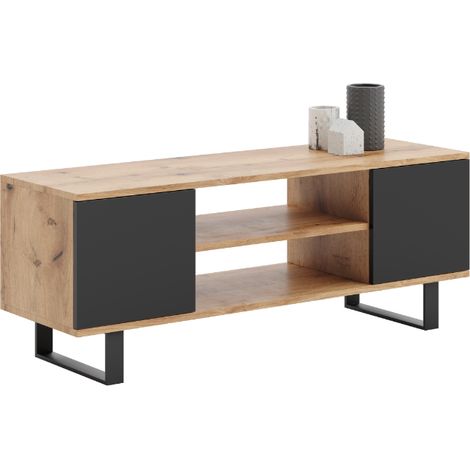 Armadio RTV 155 cm loft rovere craft oro - nero