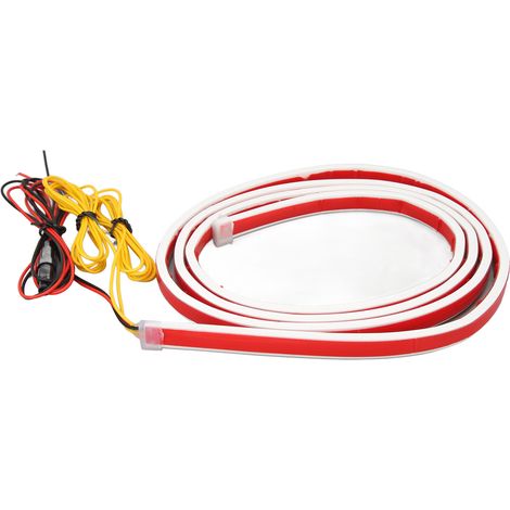 Barre Lumineuse de Capot 1,8M avec Clignotants DC12V 5W Étanche Feux de Jour pour 4x4, Pickup et VUS (1/5)