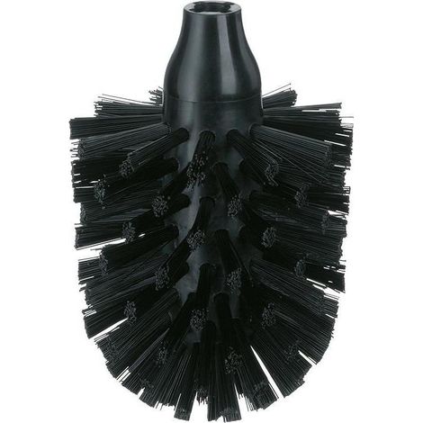 WC-Ersatz-Bürstenkopf La Brosse Kunststoff 12,6cm Ø8cm schwarz