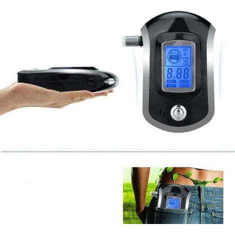 Professional Mini Digital Police Breath écran LCD Alkohol alcool testeur ivressomètre AT6000 Bafometro Alcoholimetr (1/5)