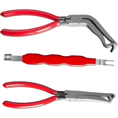 Set di 3 pinze per scollegare i cavi elettrici per auto - Strumento professionale per scollegare i cavi elettrici per auto - Pinza per separare i connettori per rimuovere i terminali dell'auto (1/5)
