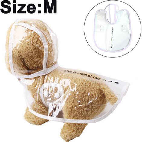 Poncho De Pluie Pour Chien - Vêtement Imperméable Avec Capuche - Protection Extérieure Pour Petit Et Moyen Chien - 1 Pièce (1/5)