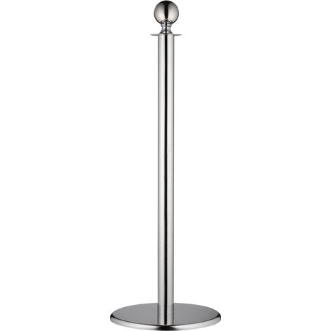 Potelet ForFlows Gala pour tapis rouge - Chrome - Tête ronde