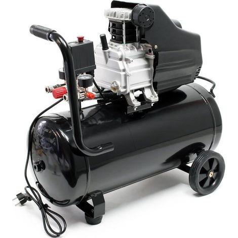 Compresseur d'air comprimé de 50 litres avec une puissance de 2cv, 1500w et une pression de 8 bar (1/5)