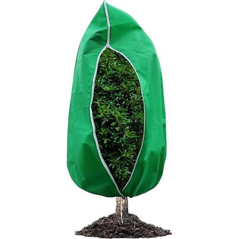 Housse de Protection Contre Le Gel, avec Cordon de Serrage, Respirante, Portable, Chaude, pour, légumes, Petits Arbres, Agrumes, Myrtille,2×2.4m (1/5)