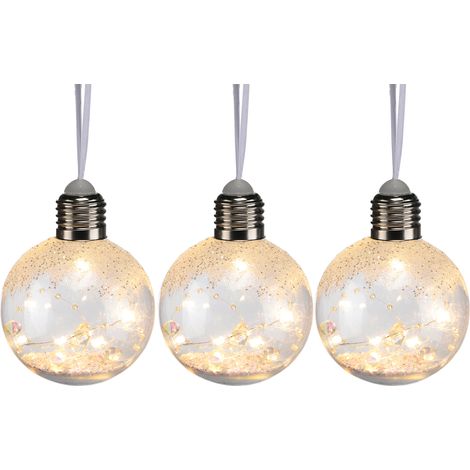 3 Stück LED Glühbirne Ø8cm warmweiß-D54353-3 (1/3)