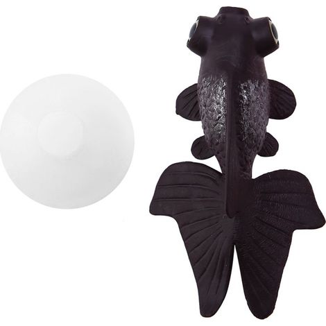 Décoration d'aquarium en Silicone artificiel drôle, petit ornement d'aquarium, poisson rouge marron (1/5)