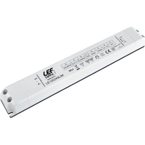 Lef alimentatore led tensione costante 120w 24vdc ip20 le12024slim (1/2)