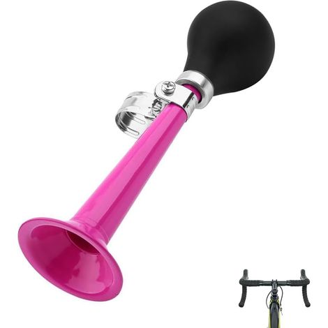 Klaxon de vélo portable rétro en métal avec cadre en métal pour VTT, voitures de plage et véhicules de camping (1/5)