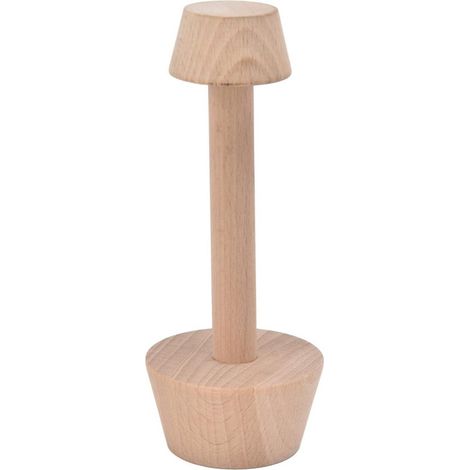 Pressino in legno per tortine all'uovo con doppio spingitore - Strumento per la preparazione di tortine all'uovo, muffin e crostate. (1/5)