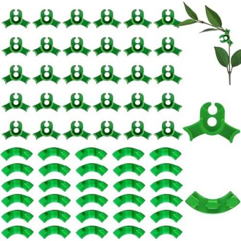 Plant Bender, 60 Pieces 90 Degree Plant Bender, Plant Bending Clips, Plant Training Benders for Bending Plant Stems and Changing Growth Direction (1/5)
