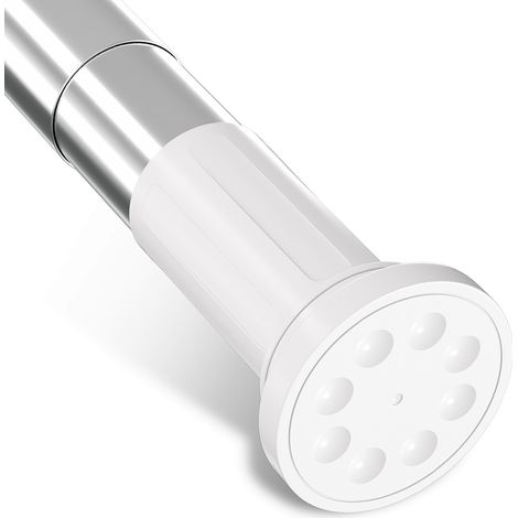 Wolketon Bastone per tenda da doccia-Articolo di tensione per doccia senza fori-estensibile-acciaio inox-70-120cm
