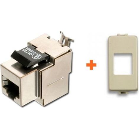 Keystone presa rete CAT.5e stp RJ45 schermata Bticino Magic TT