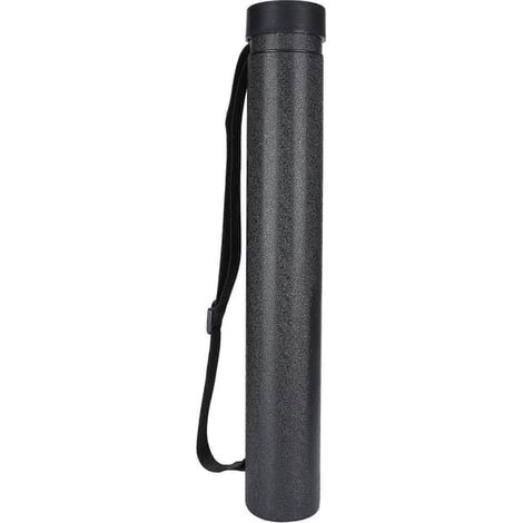 Tube de peinture circulaire en plastique, rangement télescopique pour vos dessins, texture mate, idéal pour vos fournitures d'artiste. (1/4)