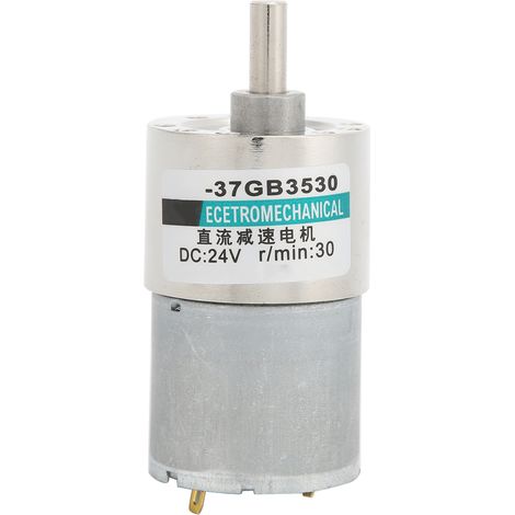 Moteur à engrenages CC 24V XD-37GB3530, réducteur miniature à couple élevé, moteur lent 30 tr/min, aimant permanent, basse vitesse, usage industriel (1/5)