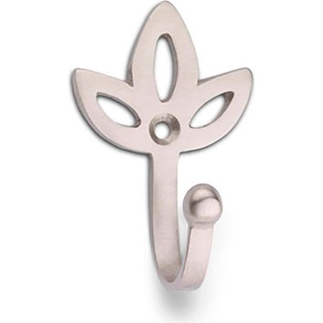 Porte-monnaie en laiton modèle tulipe nickel satiné (blister) INOFIX (1/4)