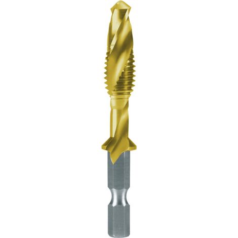 RUKO  Combiné  Taraud  Machine  Bit  "Long"  HSS  TiN  rectifié  M  10  -  270019T (1/5)