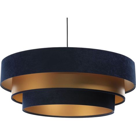 Suspension triniti - Bleu marine intérieur doré (1/5)