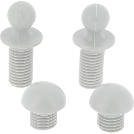 Embouts De Repose-jambes Blanc Pour Fauteuils - Westfield (1/3)