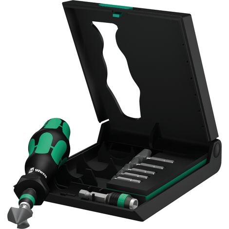 Wera 846/8 Kegelsenkerbit-Set Größe 6,3-20,5 mm 1/4" 8-teilig Kunststoffkassette (1/10)