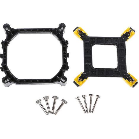 Support de ventilateur pour refroidisseur de processeur, base de support de dissipateur thermique pour LGA2011/1155 1150 1156/1366