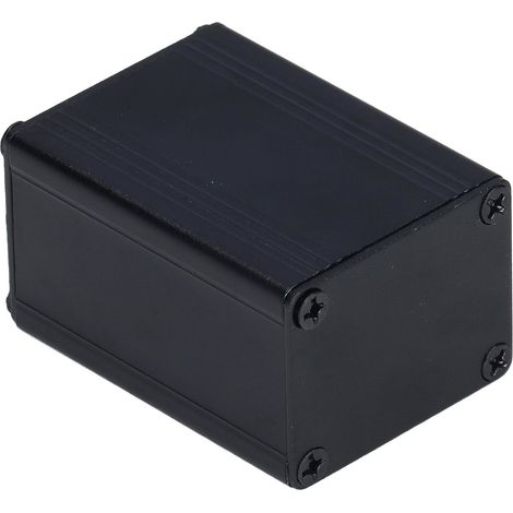 Boîte de jonction étanche tout-en-un en aluminium noir à monter soi-même (1/5)