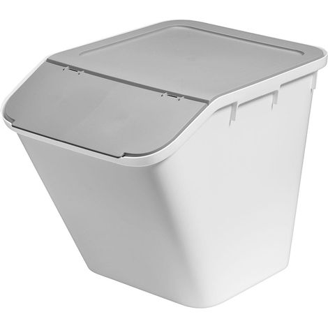 SmartStore Collect Stack-it Recycling Bin with Lid 51L Large