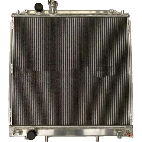 Radiador, construcción de aluminio, tamaño del núcleo 510 mm x 558 mm, tamaño total 658 mm x 618 mm, diámetro de entrada/salida 35 mm, compatibilidad con SUV de tamaño completo 3.5 CDR (1/5)