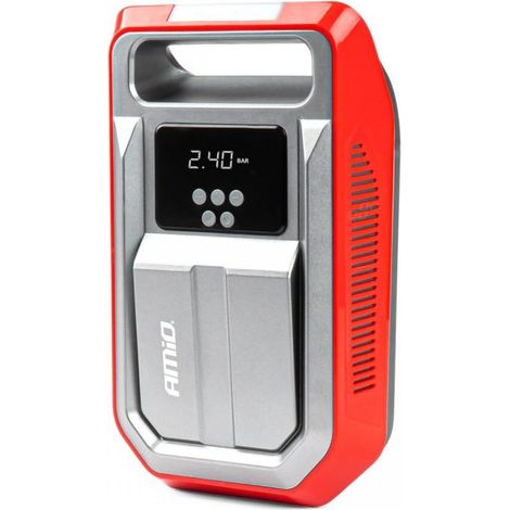 Amio Digitaler Luftkompressor 12V mit LED-Manometer