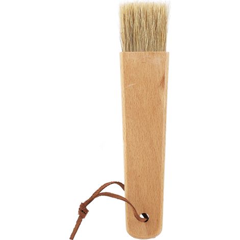 Reinigungsbürste für Kaffeemühlen, weiche Borsten, ergonomisch, schnell, mit Holzgriff, für Zuhause und Café, aus Buchenholz. (1/5)