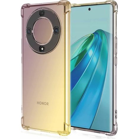 Funda de TPU con degradado morado y dorado para Huawei Honor Magic 6 Lite