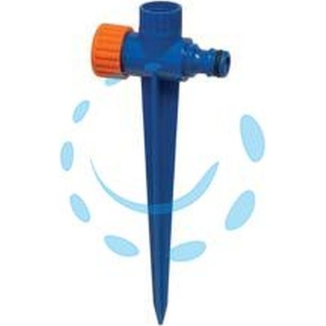 "PUNTALE PASSANTE IN PLASTICA PER IRRIGATORE DA 1/2"" CON INNESTO RAPIDO - sfuso Q.TA 5"