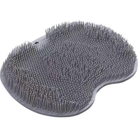 Tappetino da bagno in silicone per massaggio, cuscino antiscivolo per i piedi, tappetino esfoliante per rimuovere le cellule morte. (1/2)